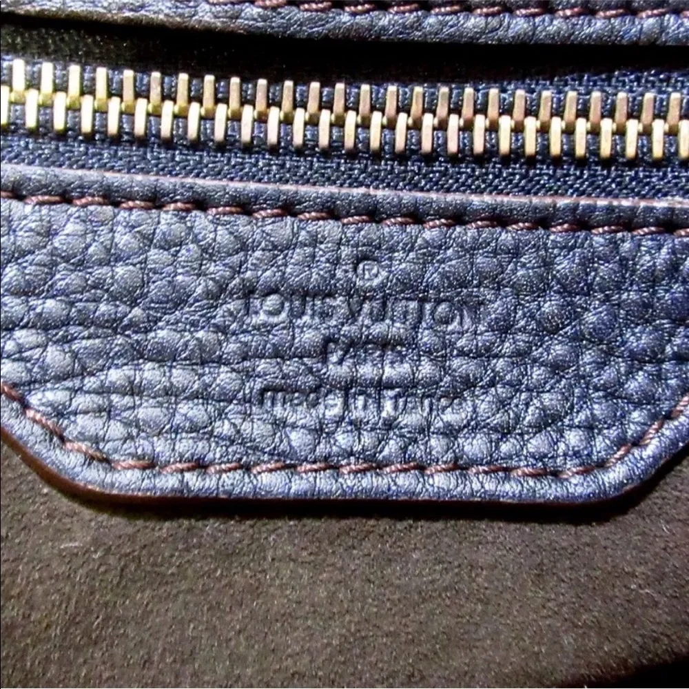 ✨LIKE NEW✨ black leather Louis Vuitton mahina XL - Picture 5 of 15